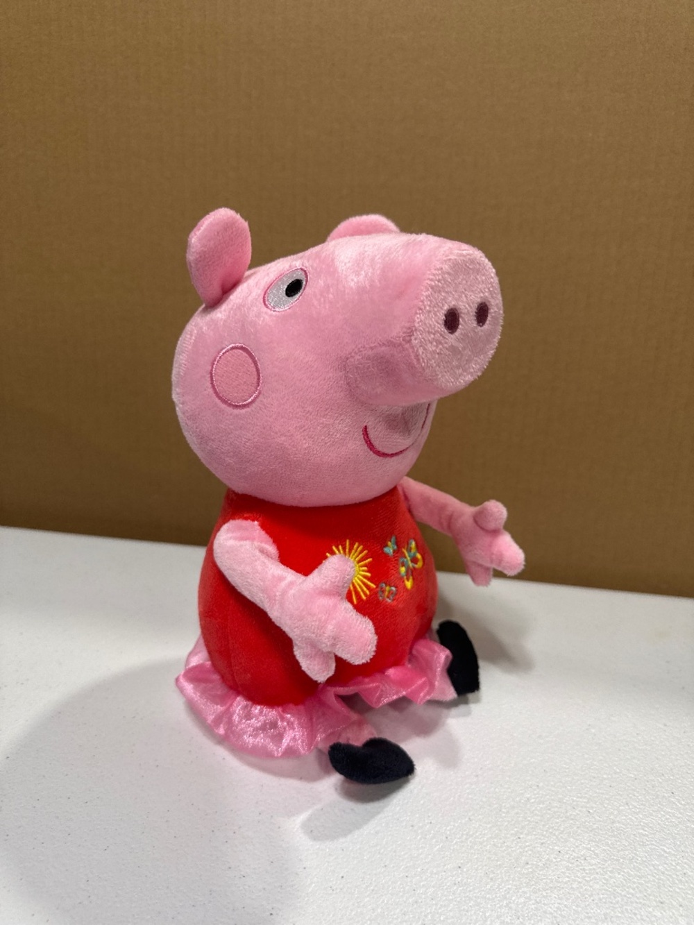 Peppa Pig Great Day for Giggles pink interactive Peppa Plush * Tested